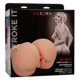 Stroke It BBL Booty Ivory Life-Like Realistic Pleasure Sleeve Over 7.5 Pounds Pure Skin Material Assturbators